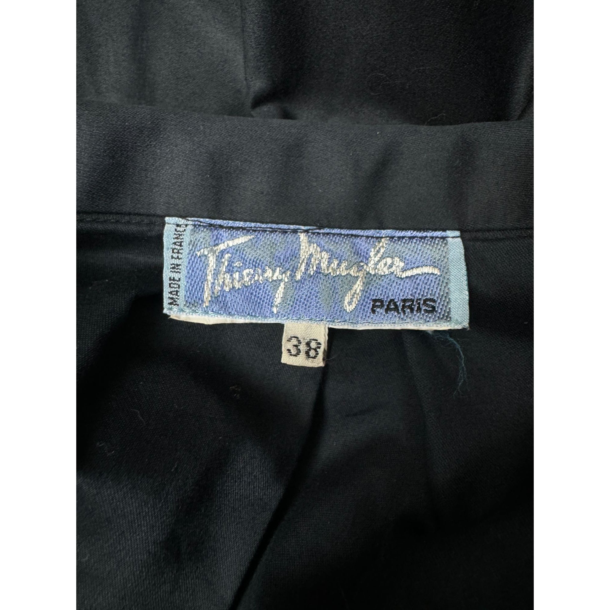 Thierry Mugler 1990s black sculptural dress Size S / US 4 / IT 40 - 6 Thumbnail