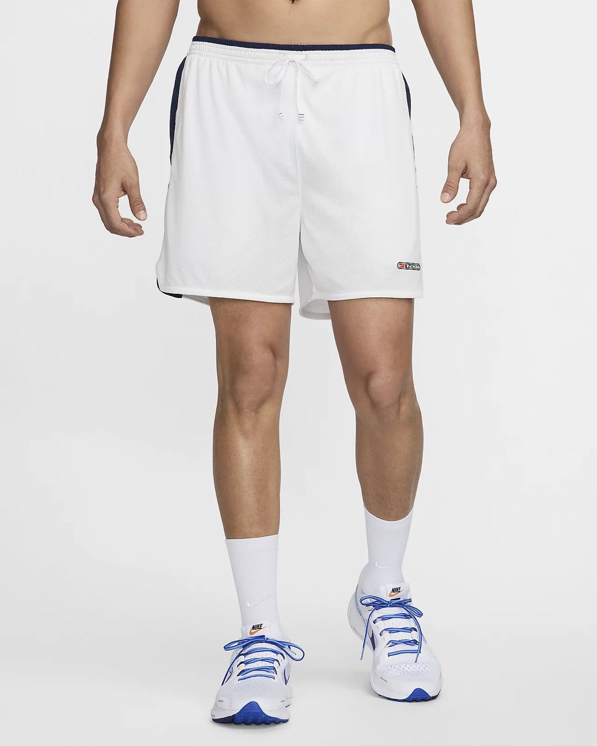 Nike Nike Track Club Dri-FIT 5” Brief-Lined White Running Shorts Size US 34 / EU 50 - 1 Thumbnail