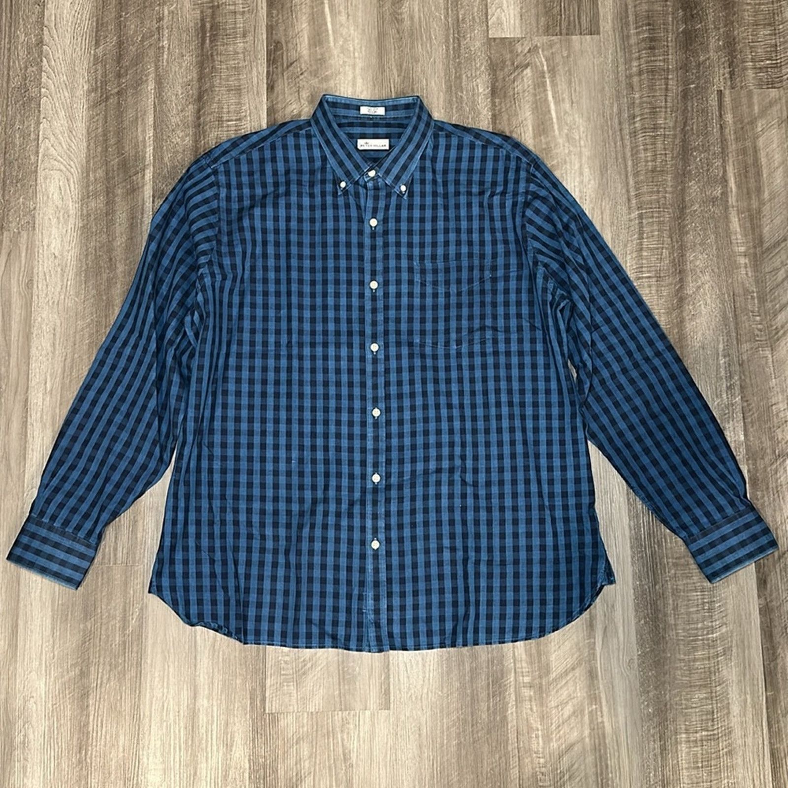 Peter Millar Peter Millar Gingham Long Sleeve Button Down - XL Size US XL / EU 56 / 4 - 2 Thumbnail