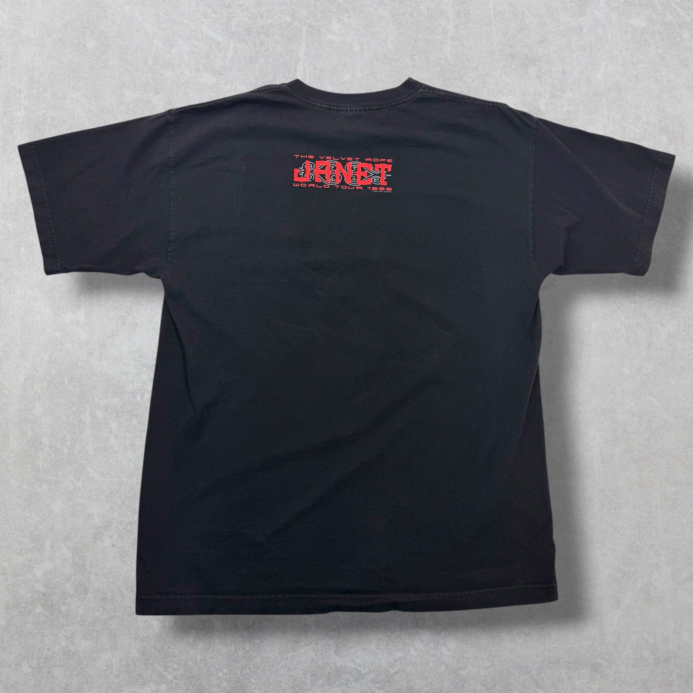Vintage Vintage 1998 Janet Jackson Velvet Rope Tour Tee XL Size US XL / EU 56 / 4 - 2 Thumbnail
