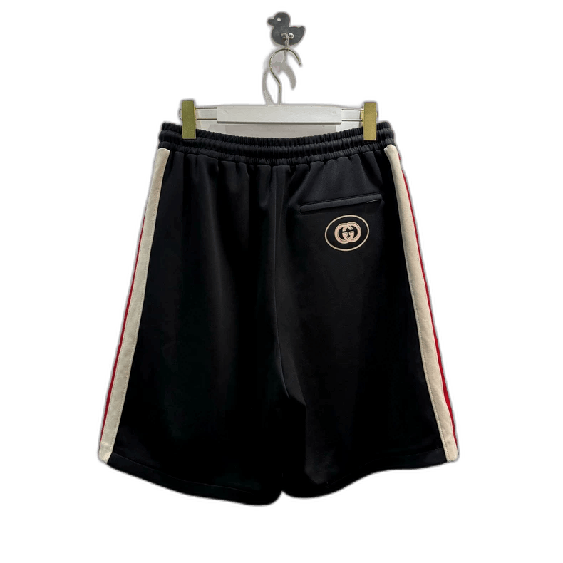 Gucci Gucci Drawstring Shorts with Logo Patch-2506 Size US 27 - 1 Thumbnail