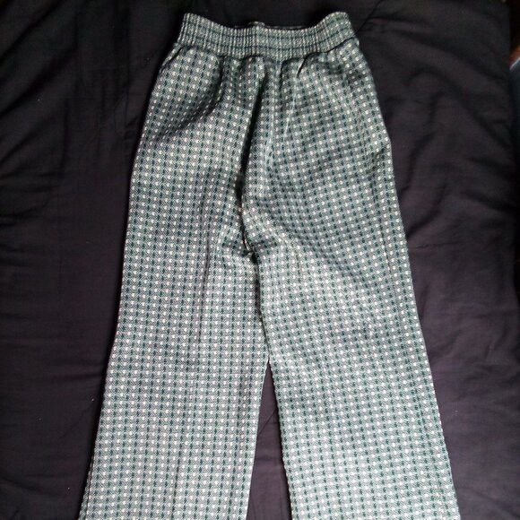 Other Vintage K-Mart Mod Dots Stripe Polyester Pants Flared Size 32" / US 10 / IT 46 - 6 Thumbnail