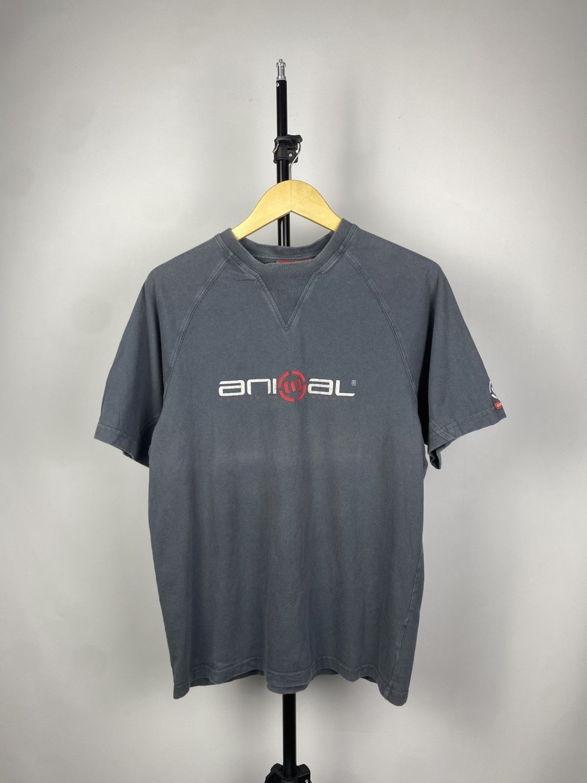 Japanese Brand × Vintage Vintage 90S ANIMAL SKATE Big Logo Tee Streetwear 90s Style Size US M / EU 48-50 / 2 - 1 Thumbnail