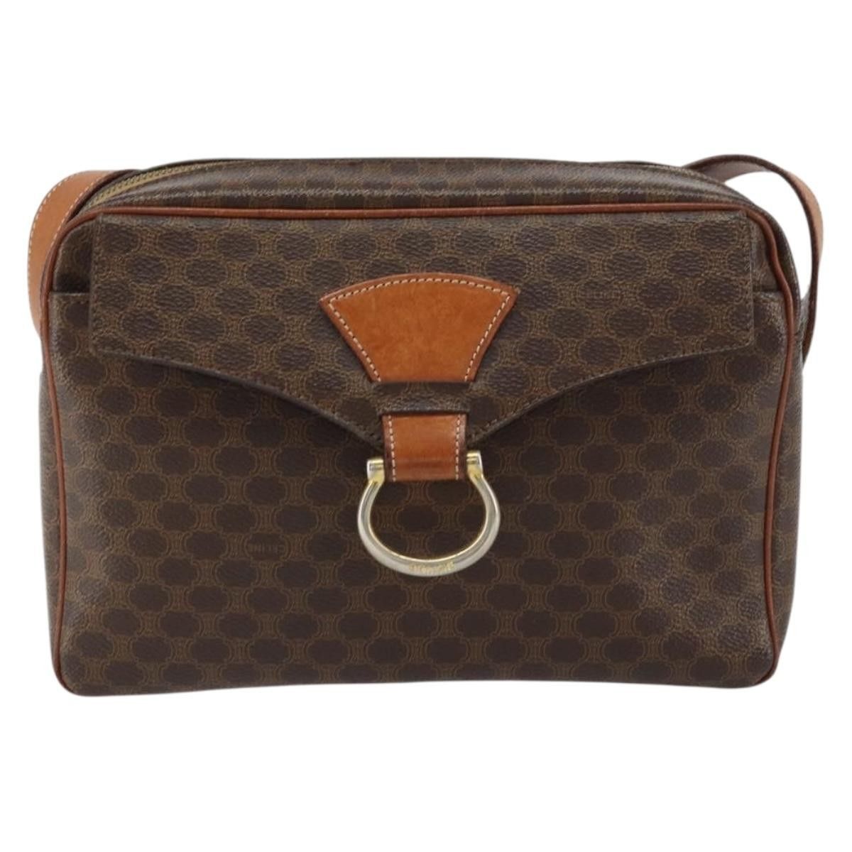 Celine Celine Vintage Macadam Canvas and Leather Size ONE SIZE - 1 Thumbnail