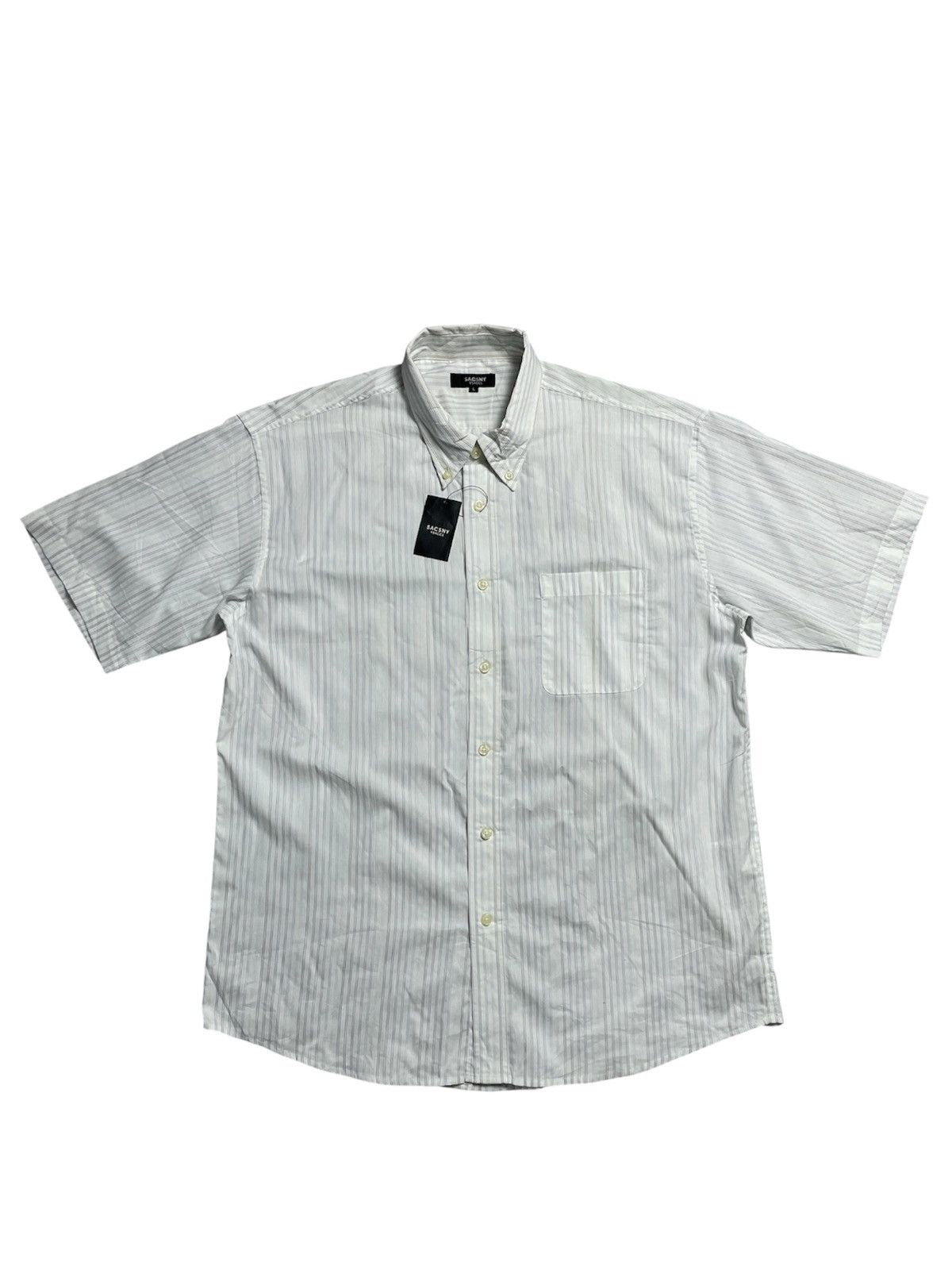 Yohji Yamamoto Yohji Yamamoto Stripe Shirt Size US XL / EU 56 / 4 - 1 Thumbnail