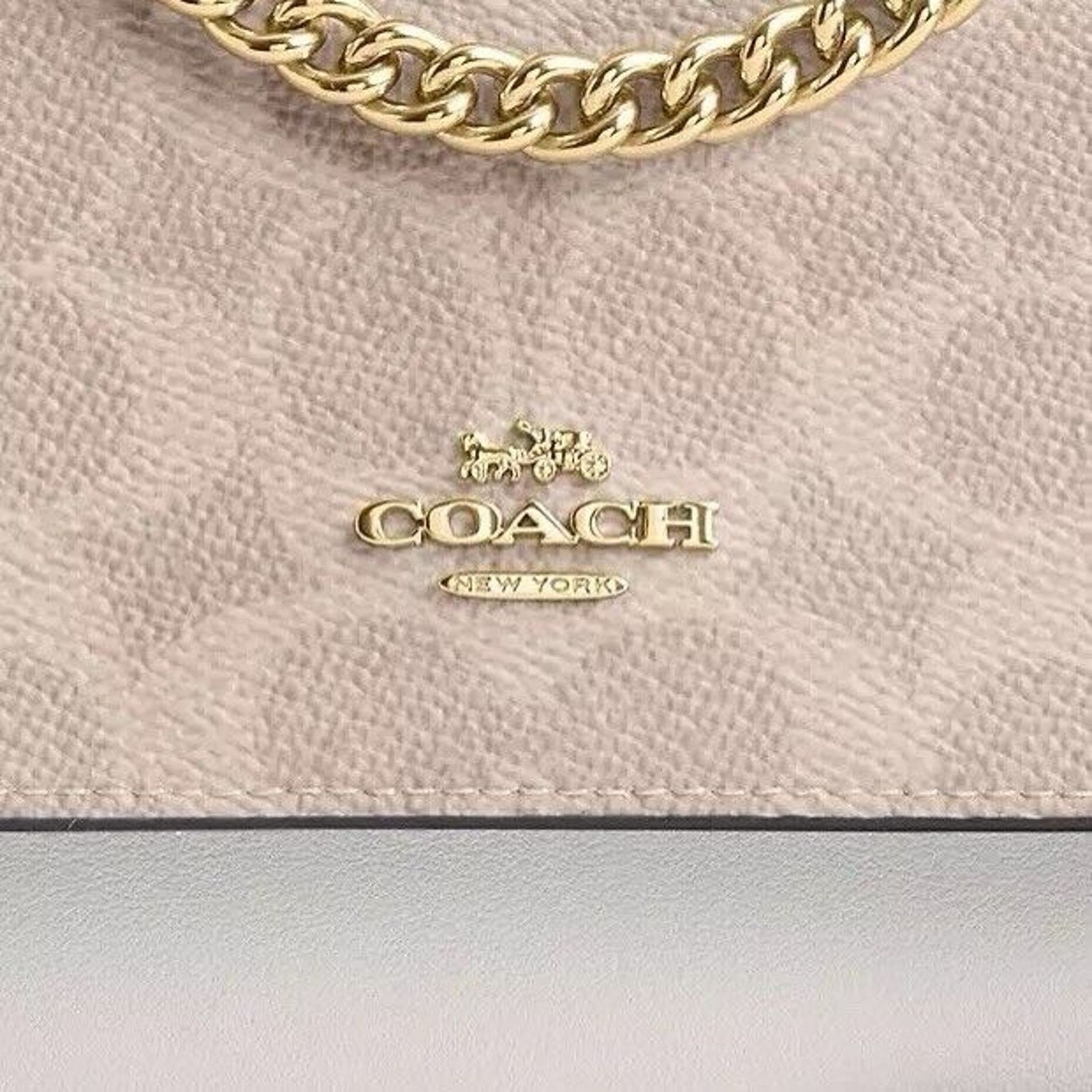 Coach NWT Coach Mini Klare Crossbody Bag CW206 Gold/Sand/Chalk Size ONE SIZE - 10 Thumbnail
