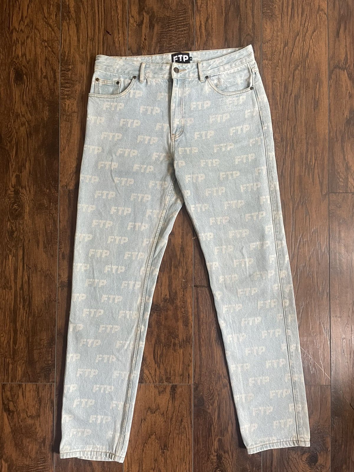 Ftp jeans factory allover design