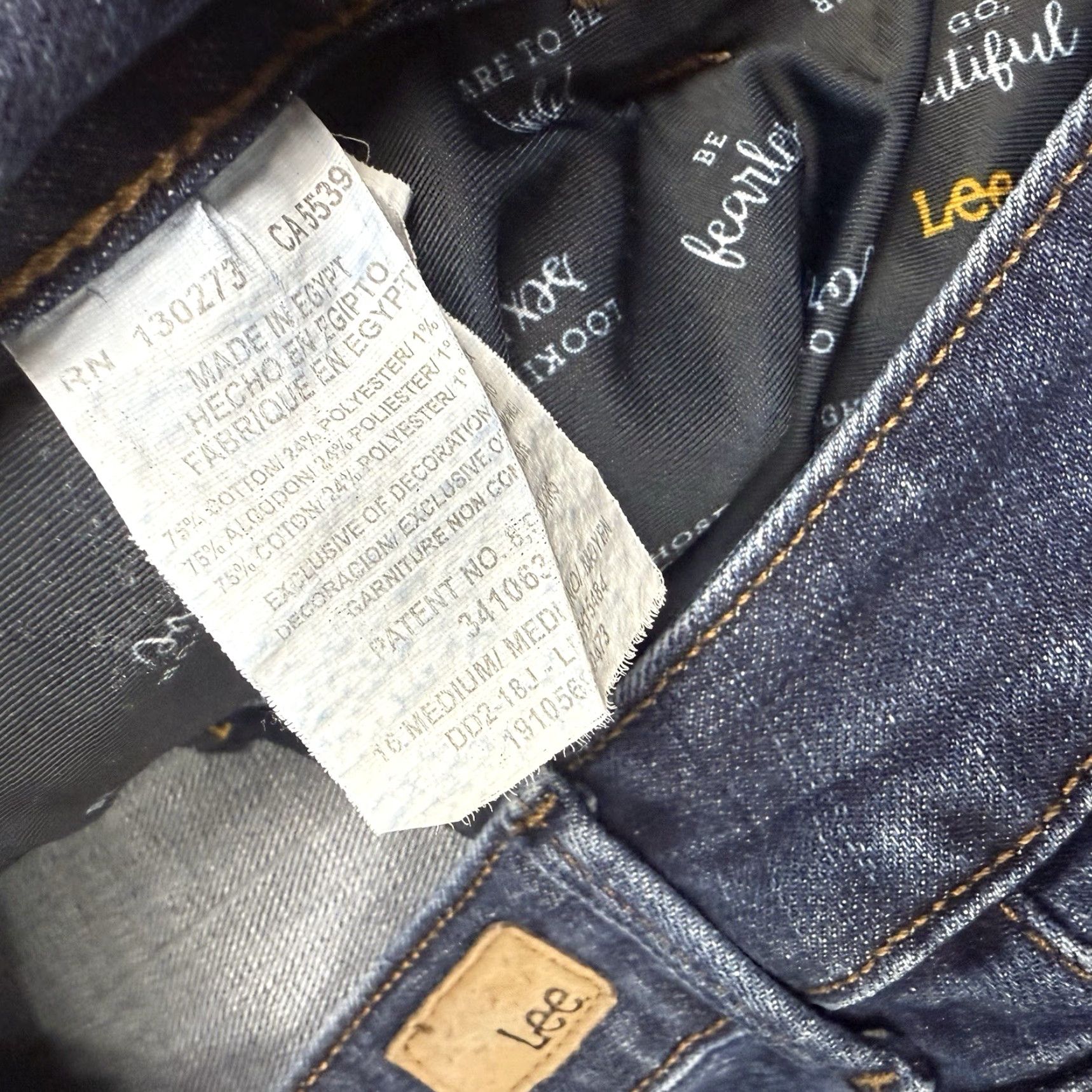 Lee LEE Jeans Regular Fit Straight Leg Mid Rise Womens 16M Blue Denim Shaping 16M Jeans Secerety Shapes 90s? Size 38" / US 16 / IT 52 - 3 Thumbnail