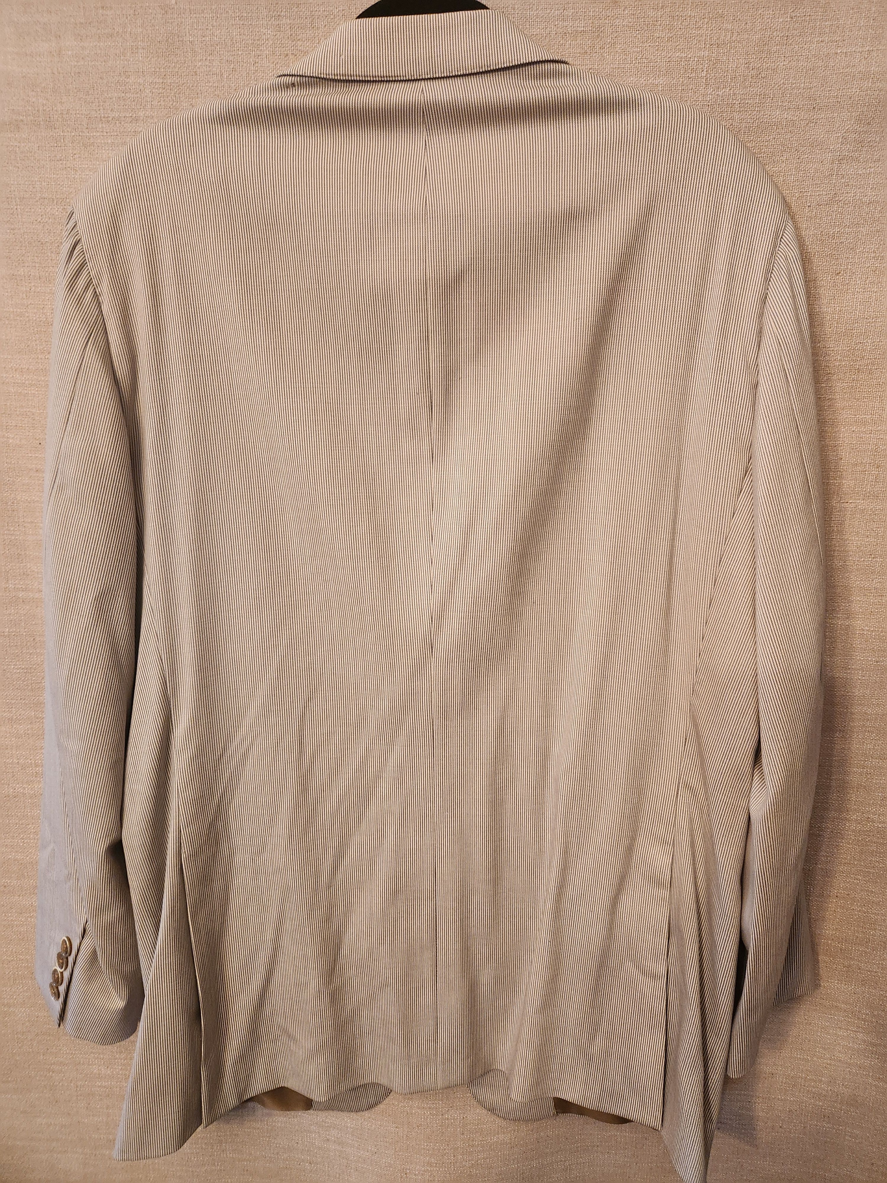 Samuelsohn Vintage Wool Blend Striped Blazer Size 42R - 2 Thumbnail