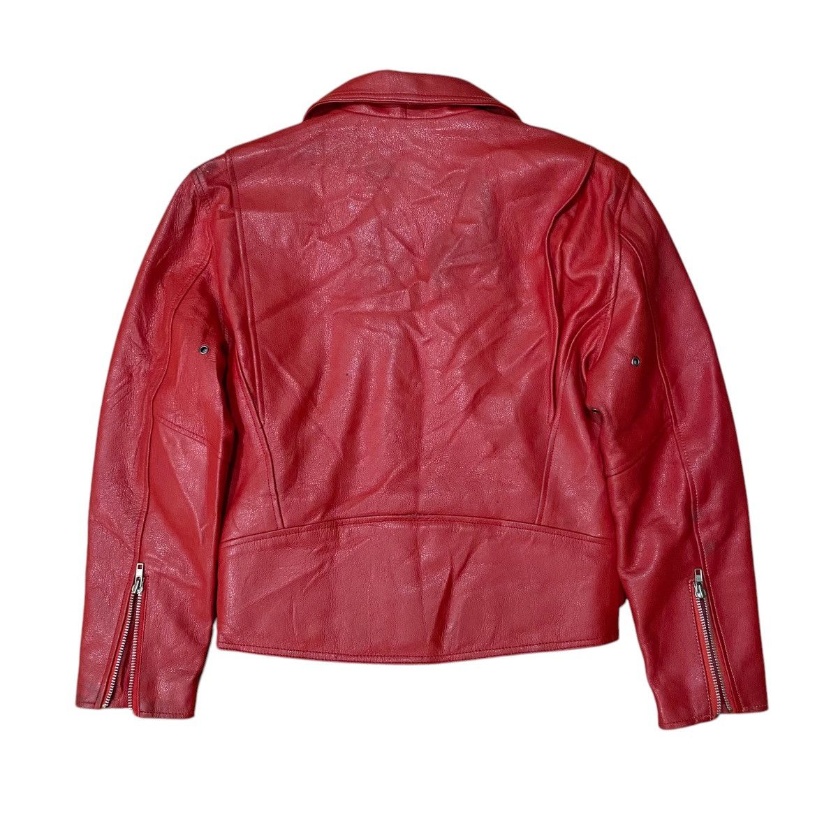Genuine Leather 🔥Morgan Memphis Belle double collar biker jacket Size US M / EU 48-50 / 2 - 3 Thumbnail