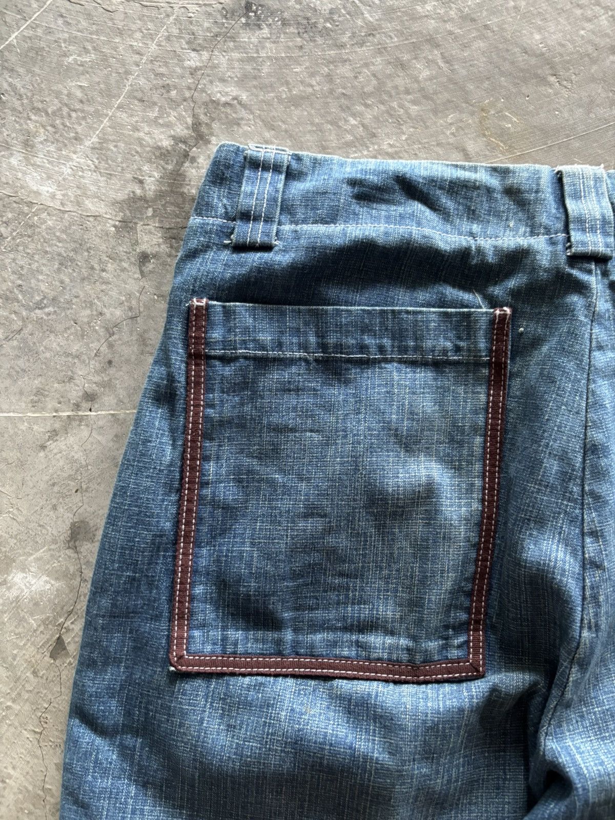 Marithe + Francois Girbaud RARE MFG marithe francois girbaud BAGGY STRAP WIDE LEG JEANS Size US 35 - 20 Thumbnail