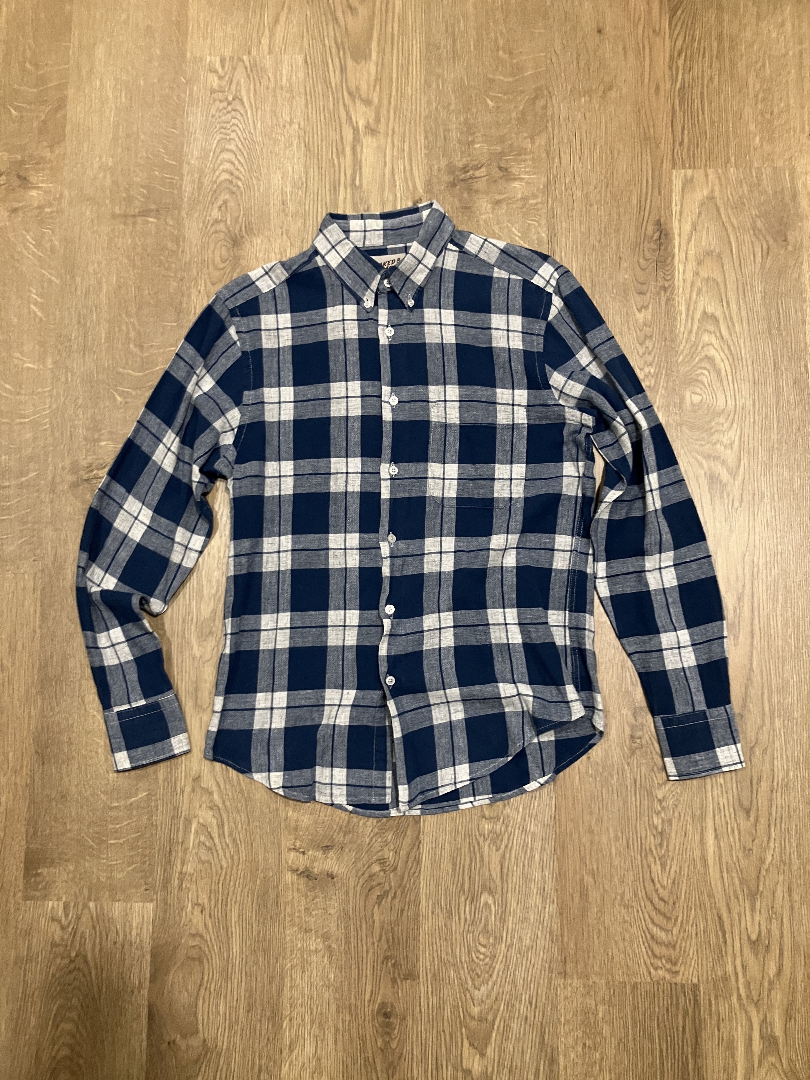 Naked & Famous Easy Shirt Linen Size US M / EU 48-50 / 2 - 1 Thumbnail