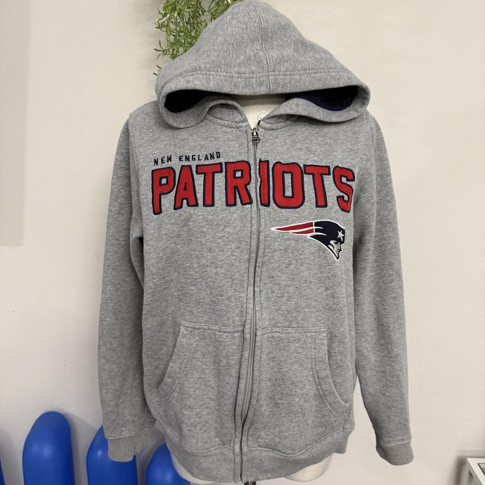 NFL Patriots Cotton Zip Up Hoodie Size US S / EU 44-46 / 1 - 1 Thumbnail