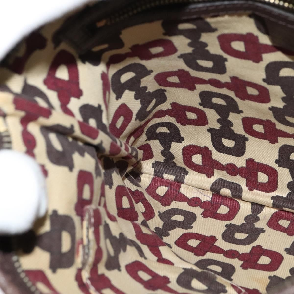 Gucci GUCCI GG Canvas Web Sherry Line Shoulder Bag Beige Gold Red Size ONE SIZE - 18 Thumbnail