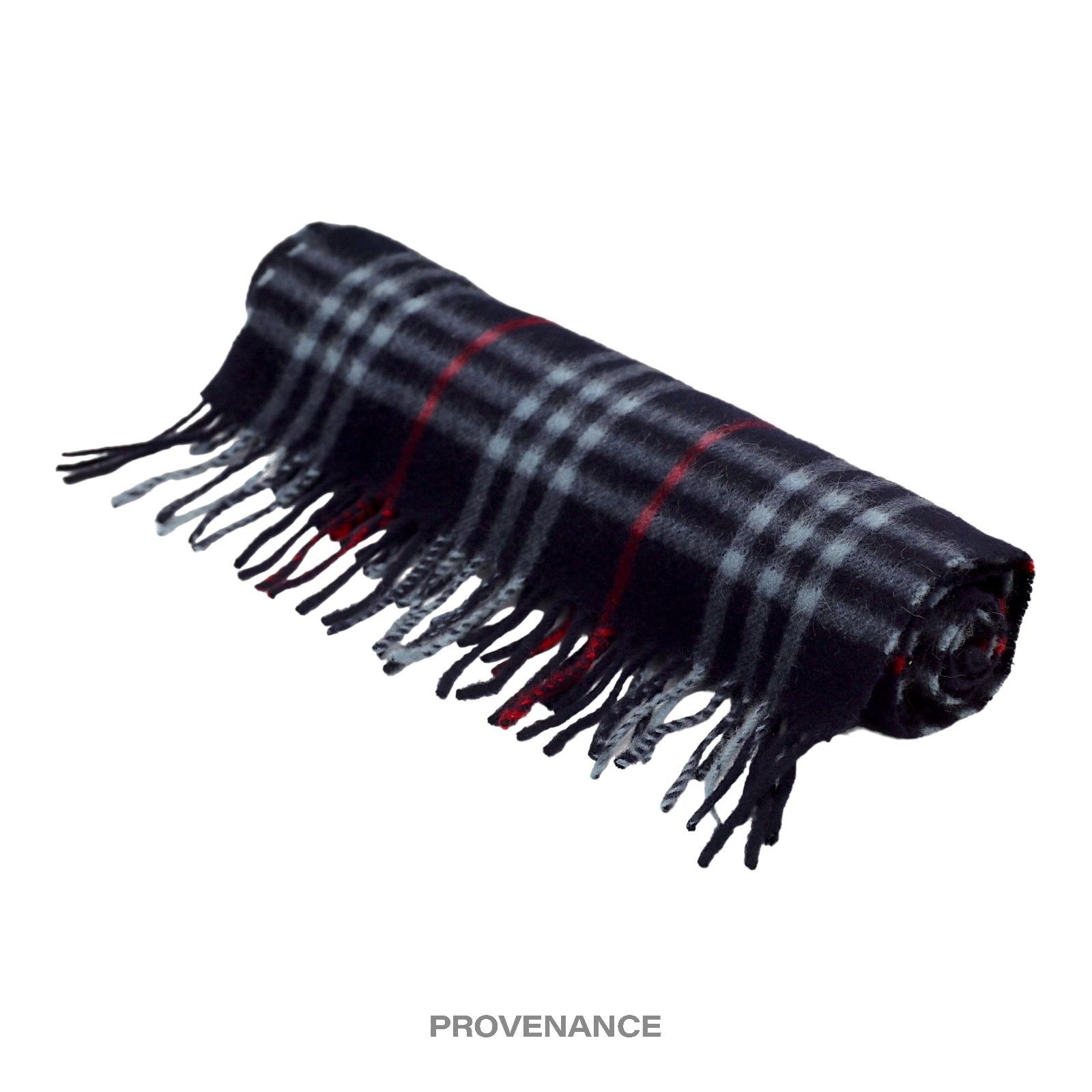 Burberry 🔴 Burberry Scarf - Nova Check Cashmere Navy Size ONE SIZE - 3 Thumbnail