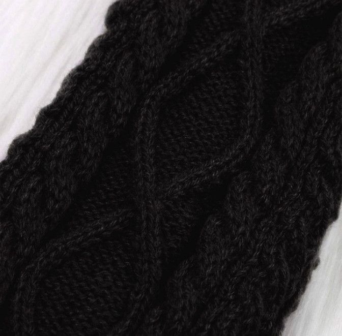 Societe Anonyme Women Winter Warm Knit Crochet Over Knee Socks Size ONE SIZE - 2 Thumbnail