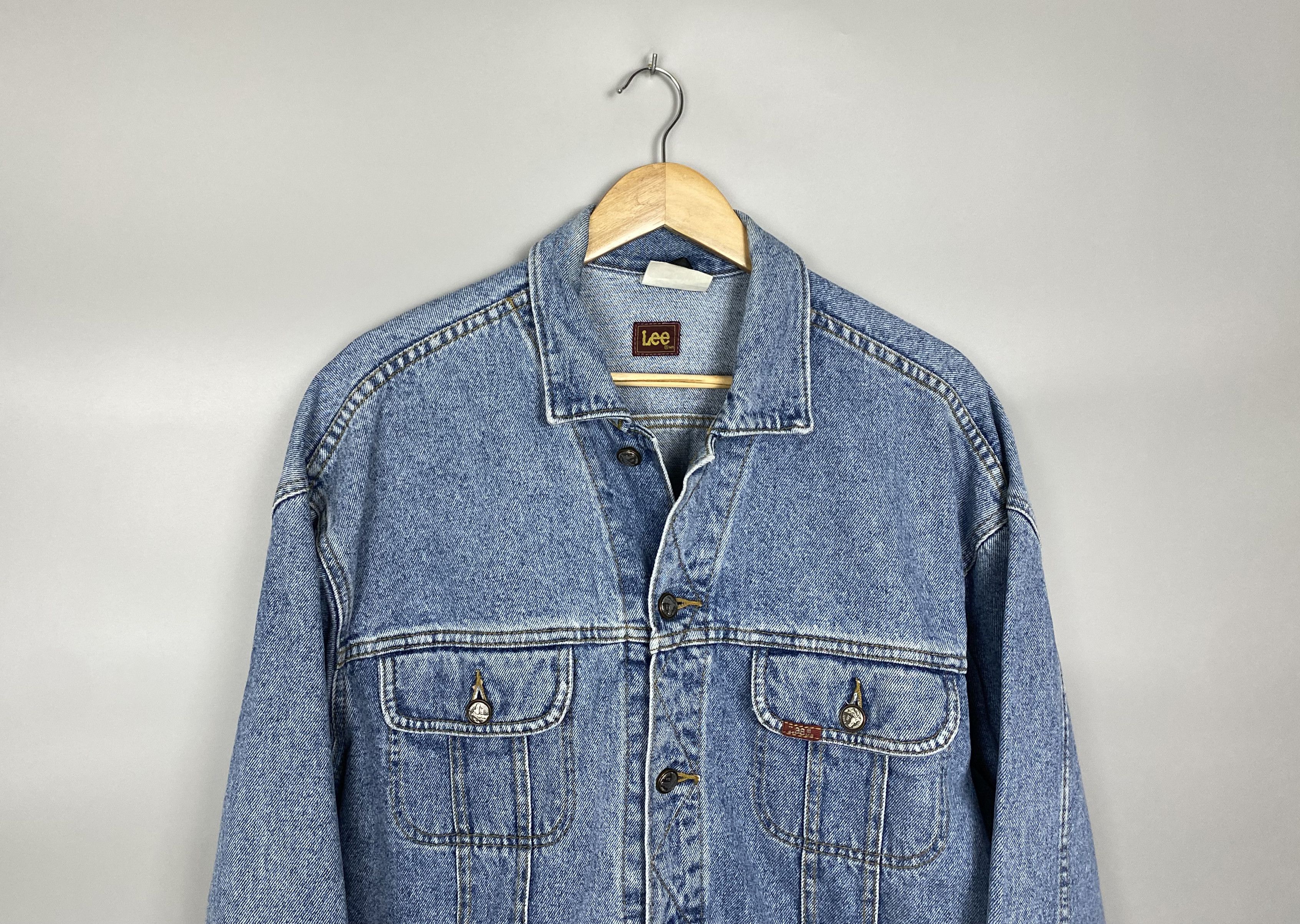 Lee 90’s Vintage LEE Rough Riders Denim Jacket Size US L / EU 52-54 / 3 - 2 Thumbnail