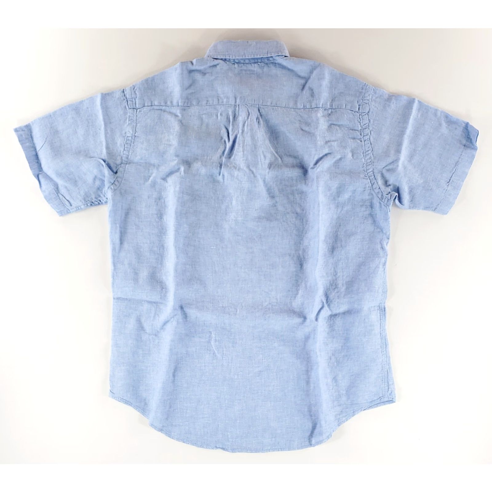 Brooks Brothers Brooks Brothers Polo Shirt 100% Linen Button-Down Blue Mens M Size US M / EU 48-50 / 2 - 3 Thumbnail