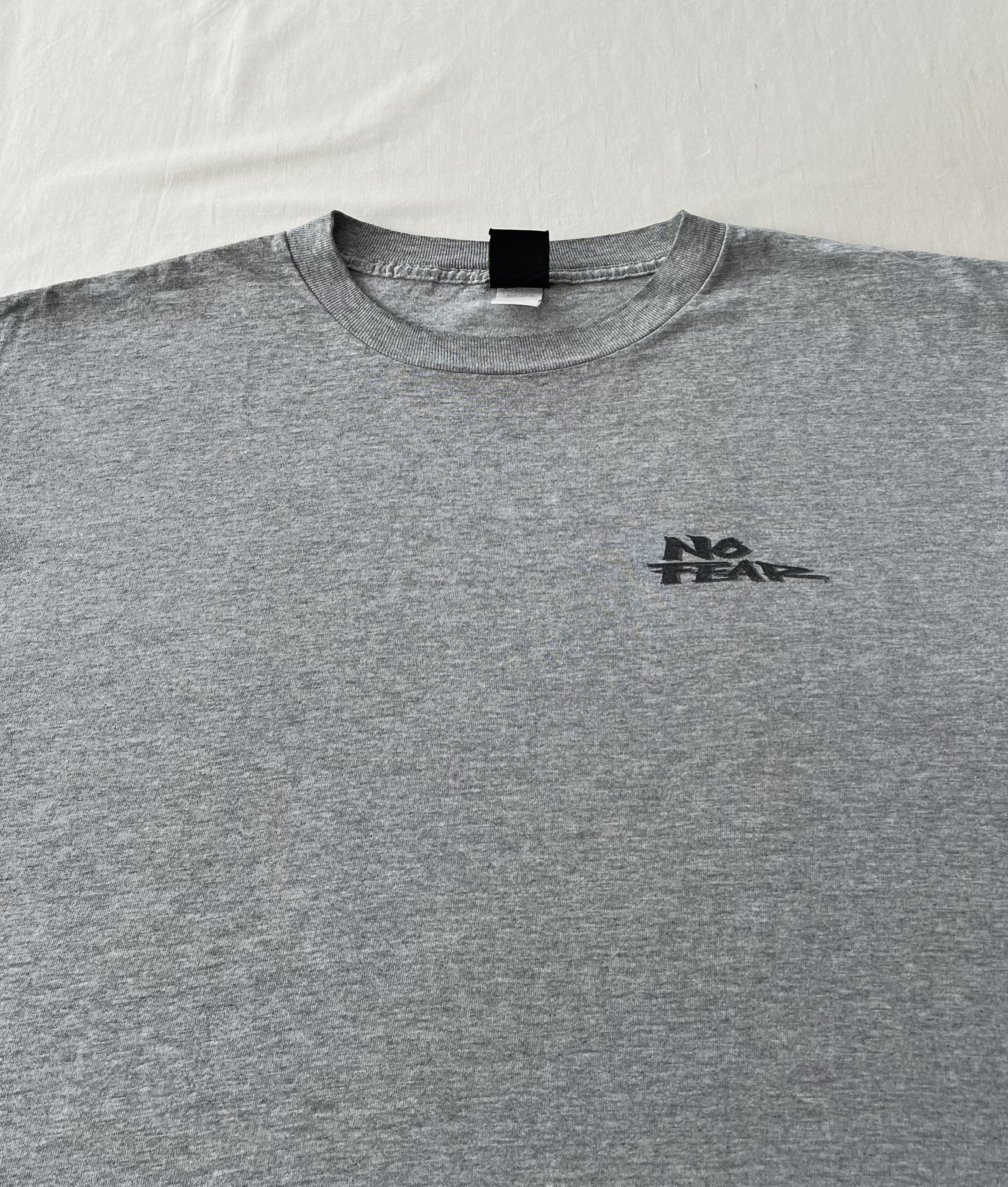 No Fear Vintage 90s No Fear Know Your Limits Then Breake'em T-shirt Size US XL / EU 56 / 4 - 3 Thumbnail