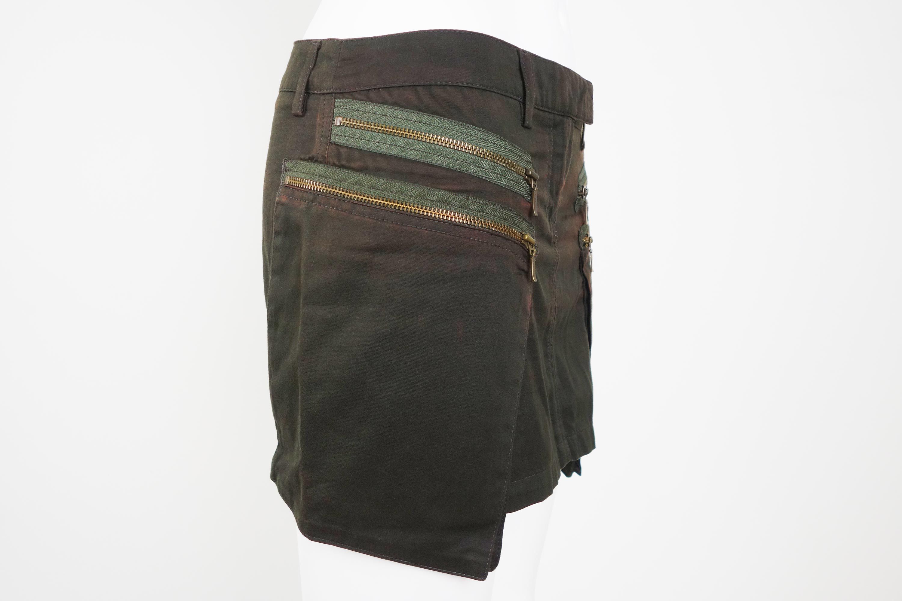 plein sud Plein Sud Jeans Skirt Cargo Multi Pocket Patch Utility Size 26" / US 2 / IT 38 - 2 Thumbnail