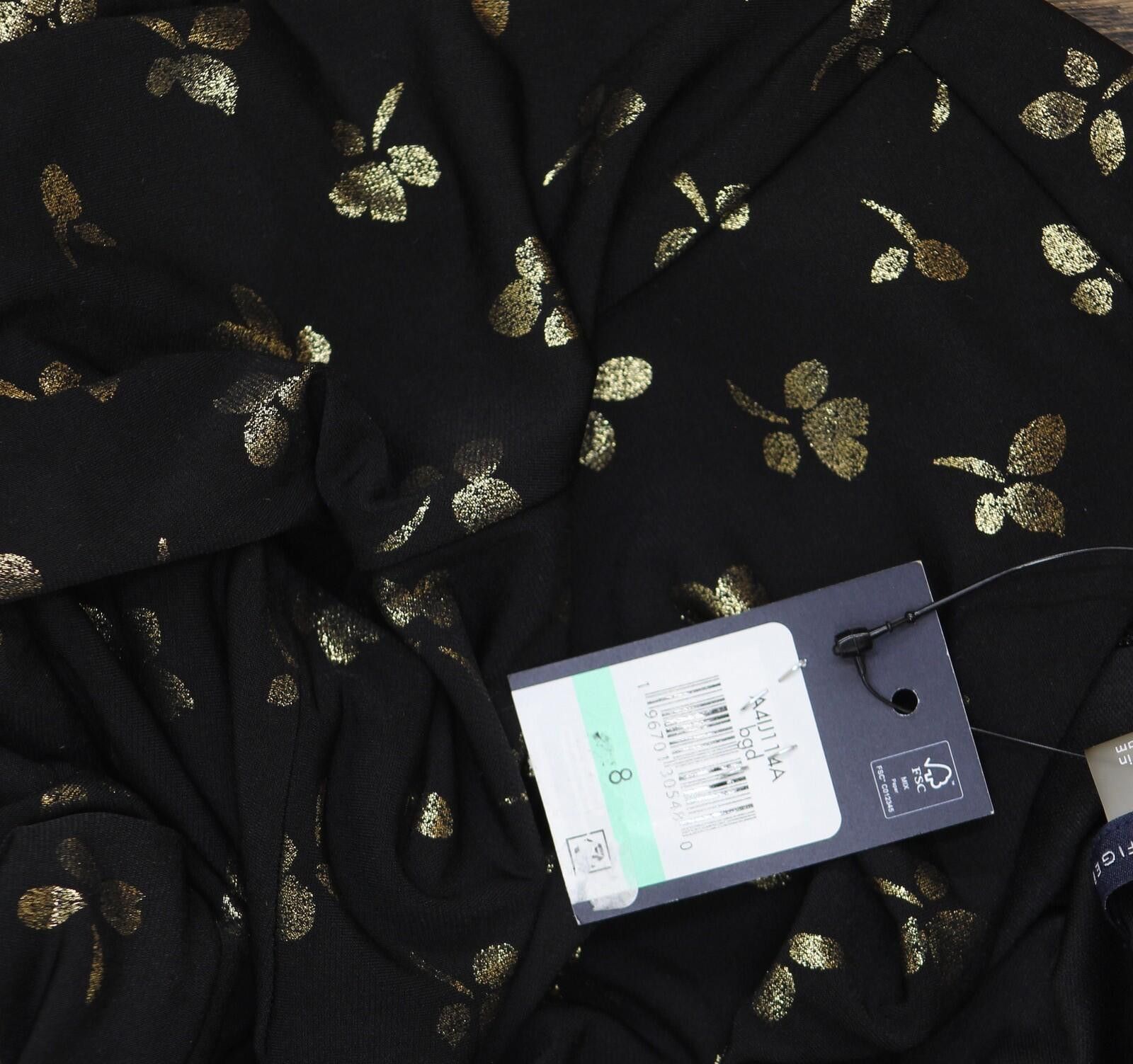Tommy Hilfiger Nwt Tommy Hilfiger Waist Fit Flare Dress Black / Gold 8 Size M / US 6-8 / IT 42-44 - 3 Thumbnail