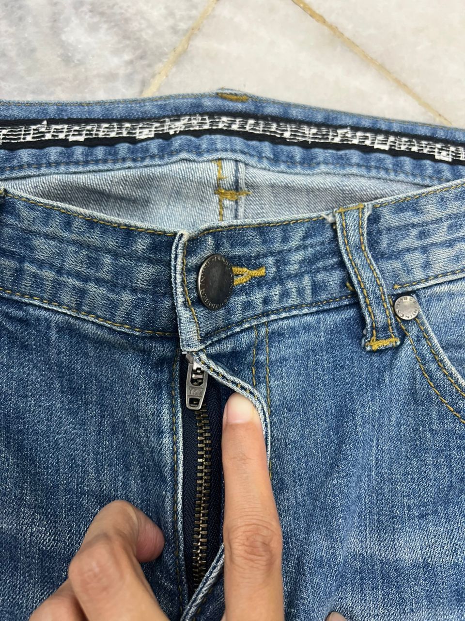 Number (N)ine Number (nine) Takahiro Miyashita denime jeans Size US 33 - 6 Thumbnail