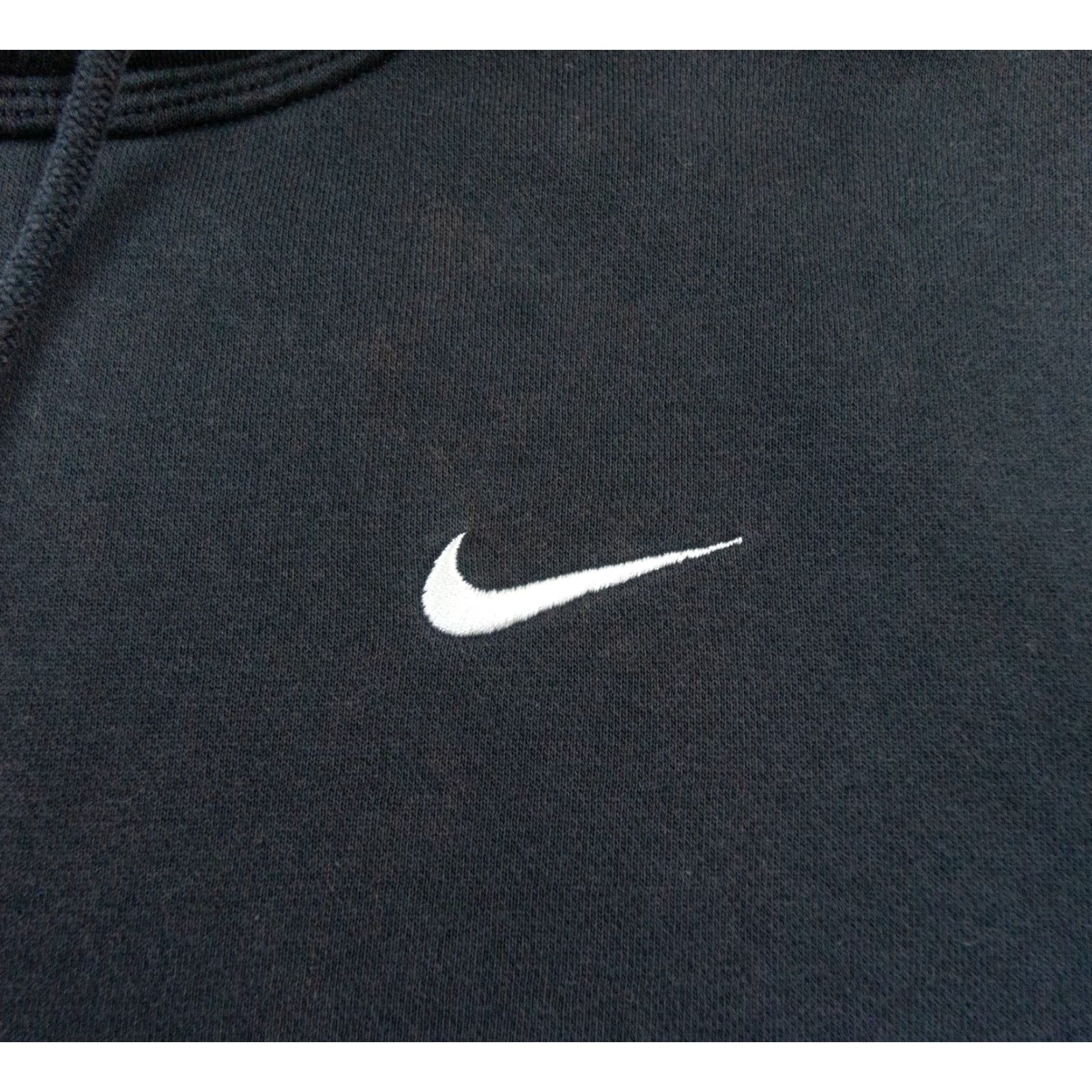 Nike VINTAGE Nike Sweatshirt Mens Medium Black Hoodie Pullover Swoosh Adult Sweater Faded Size US M / EU 48-50 / 2 - 3 Thumbnail