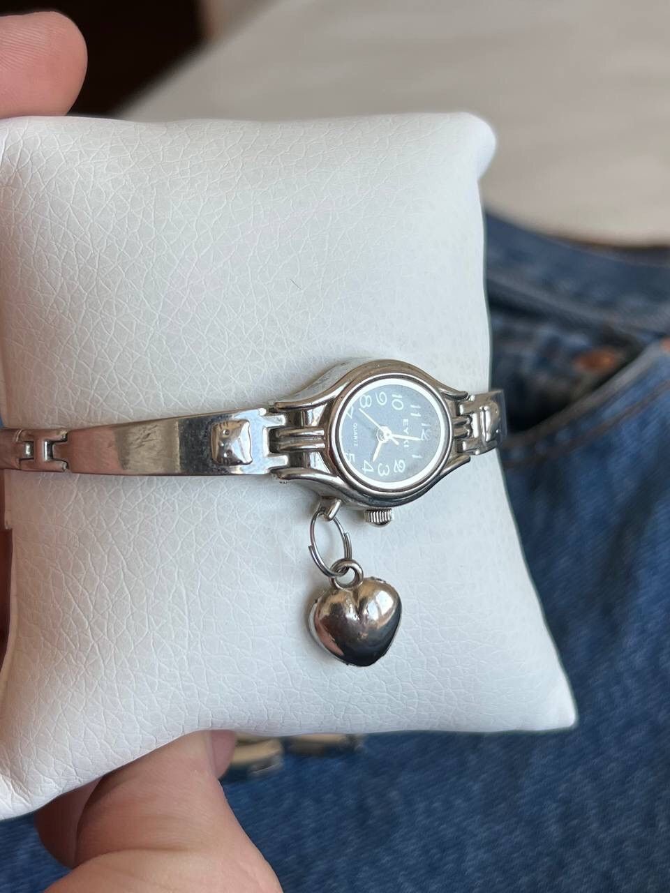 Japanese Brand × Vintage Vintage ❤️ Heart Amulet Japanese style futuristic Steel Watch Size ONE SIZE - 7 Thumbnail