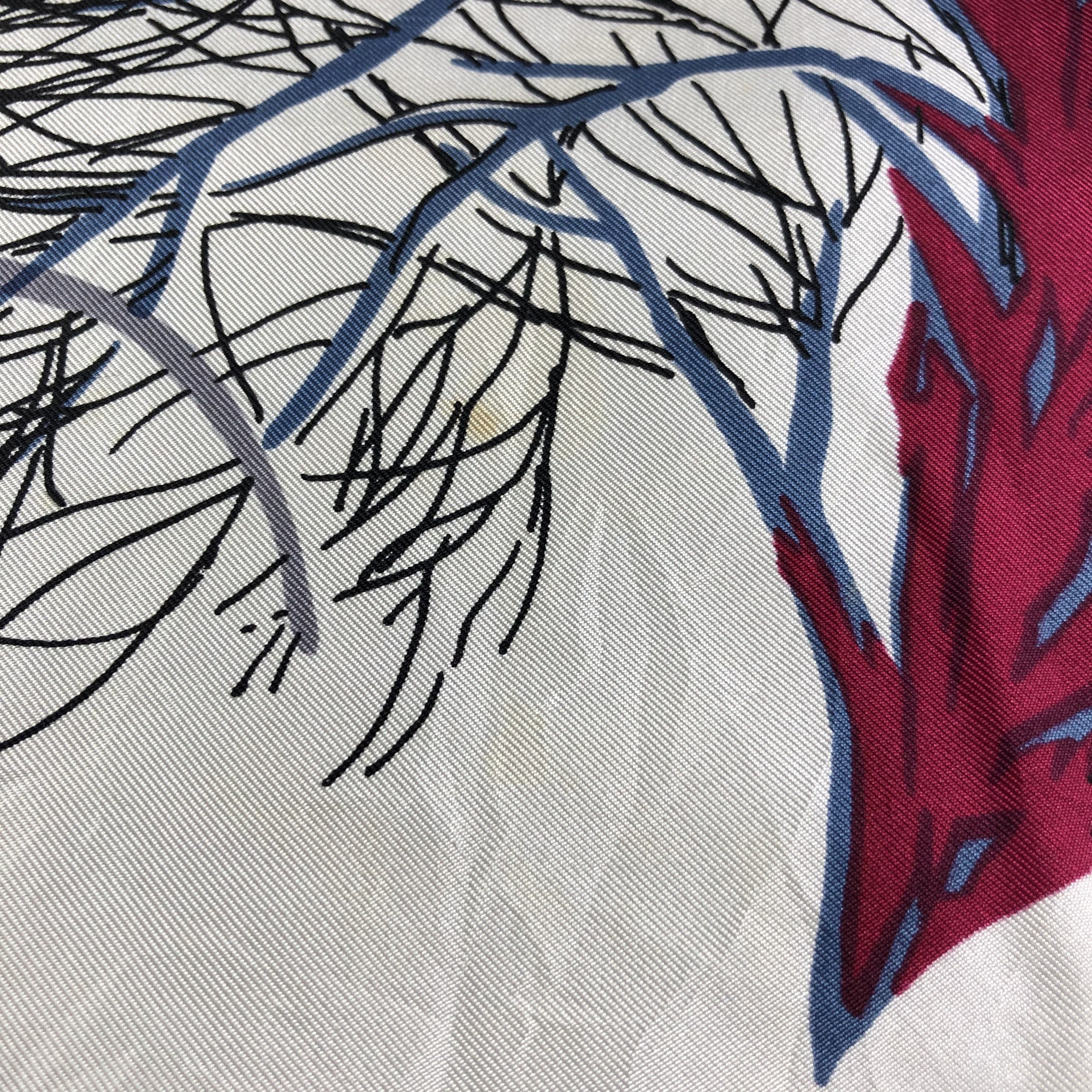 Vintage Luxury Art Silk Scarf M470 Size ONE SIZE - 5 Thumbnail