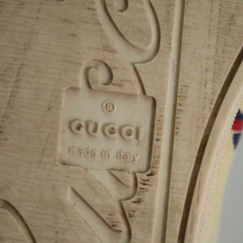 Gucci Gucci White Low Top Sneakers with Colorful Hearts Size US 6.5 / EU 39-40 - 4 Thumbnail