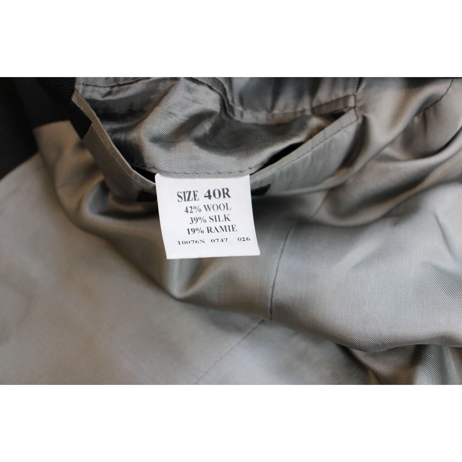 Jos. A. Bank Jos A Bank Blazer Mens 40R Black Lined 2 Button Notch Lapel Size 40R - 5 Thumbnail