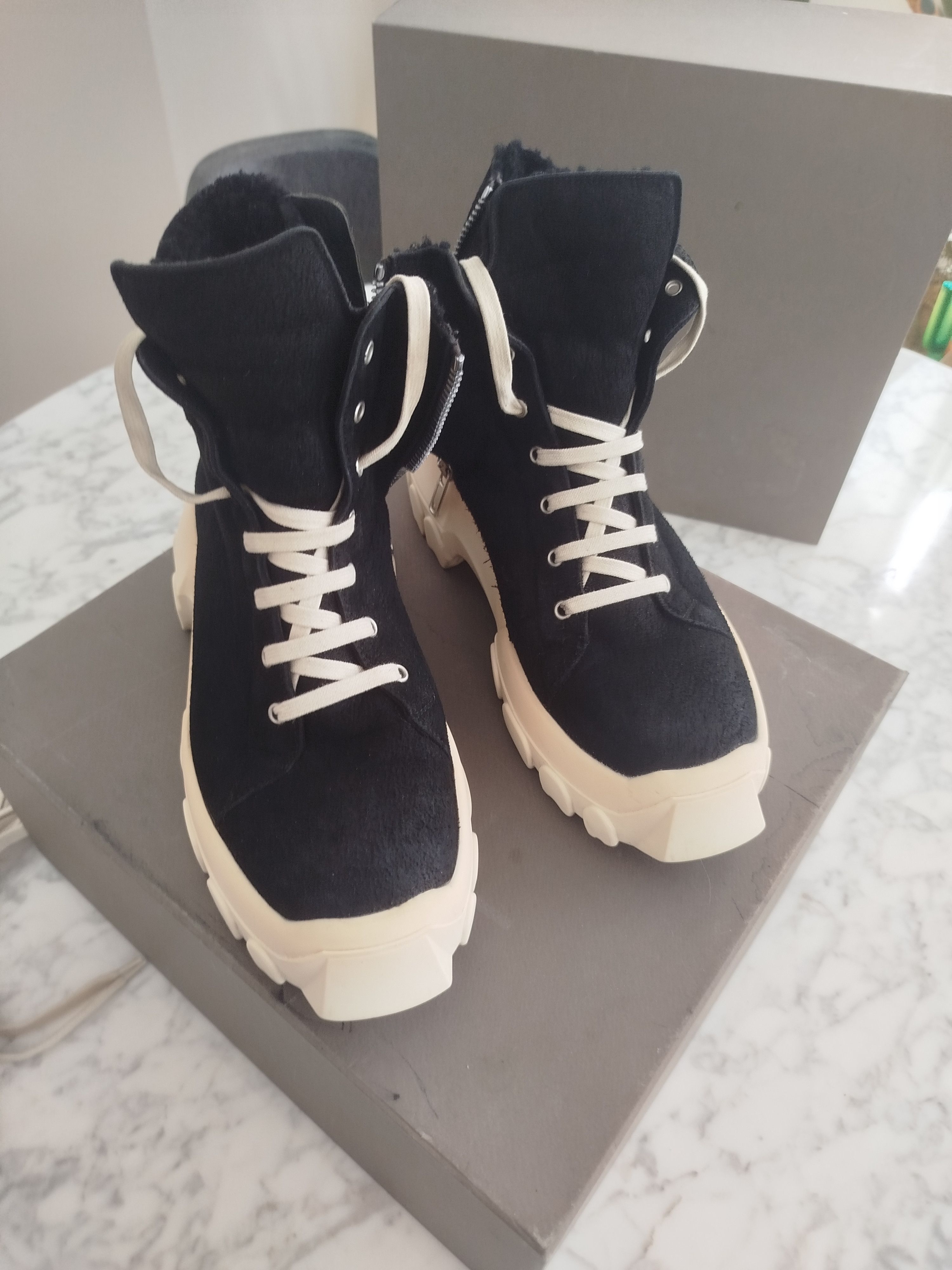 Rick Owens Rick Owens Hiking Boots Shearling Leather Size US 10.5 / EU 43-44 - 3 Thumbnail