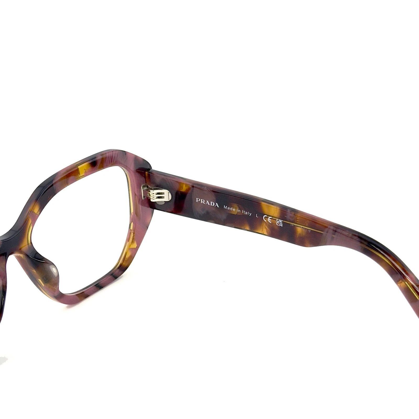 Prada PRADA SYMBOLE PRA07V Pink Havana Bold Eyeglass A07V A07 Size ONE SIZE - 7 Thumbnail