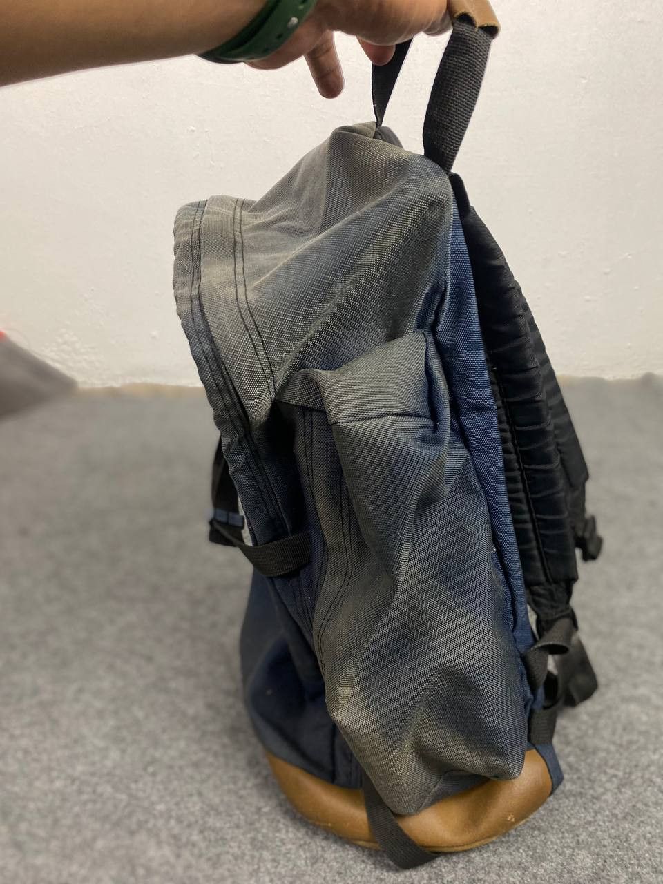 Jansport × Vintage vintage jansport bagpack partially leather made in usa Size ONE SIZE - 13 Thumbnail