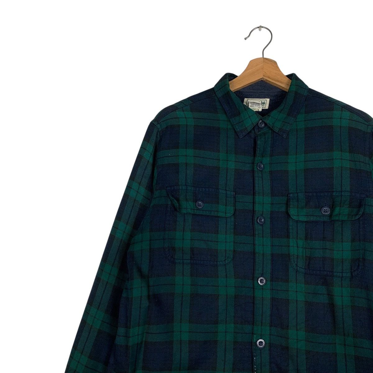 L.L. Bean Vintage LL Bean Tartan Flannel Jacket Size US M / EU 48-50 / 2 - 6 Thumbnail