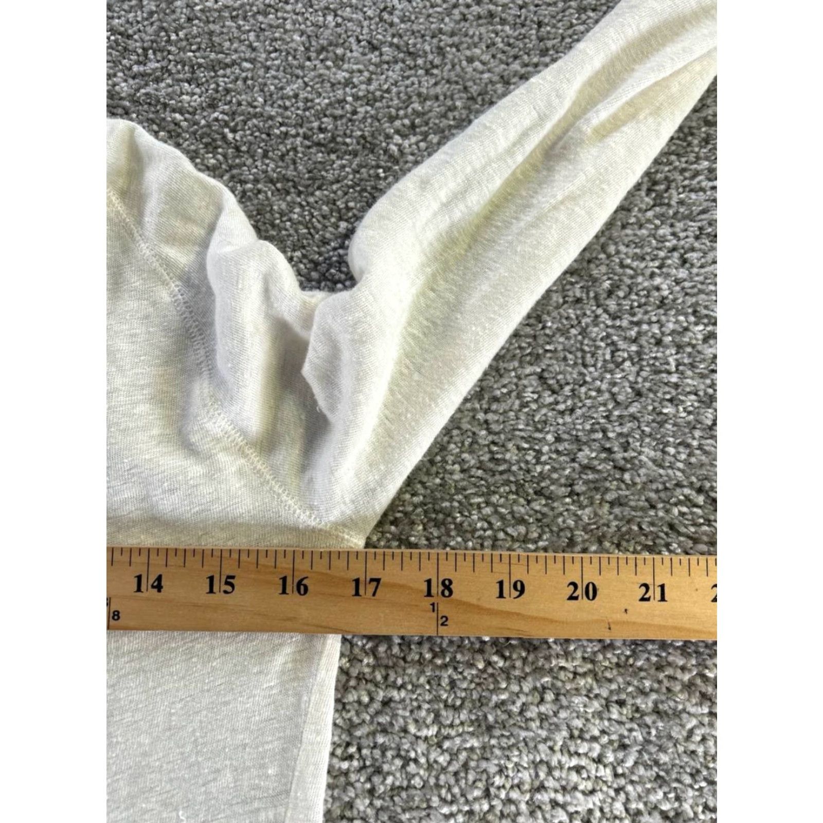 Vince Vince Womens XS White Linen Pullover Sweatert Size XS / US 0-2 / IT 36-38 - 7 Thumbnail