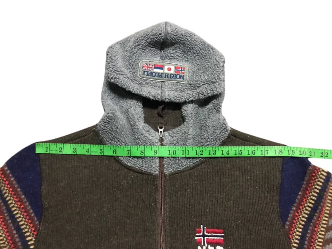 Napapijri × Native Napapijri Knit Hoodie Zipper Jacket Sleeve Native Design Size US M / EU 48-50 / 2 - 19 Thumbnail