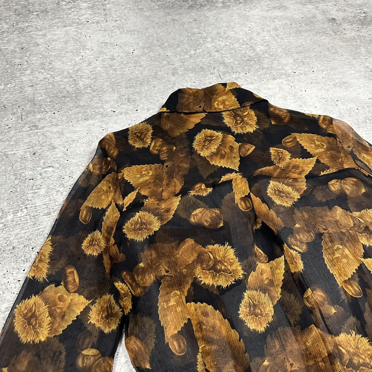 Dolce & Gabbana Vintage Dolce & Gabbana Buttoned Down Shirt Chestnut Pattern Size M / US 6-8 / IT 42-44 - 12 Thumbnail