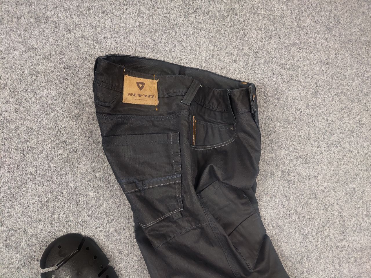 Alpinestars Revit Carnaby Motorcycle Cordura Knee Solid Blue Denim Jeans Size US 32 / EU 48 - 3 Thumbnail