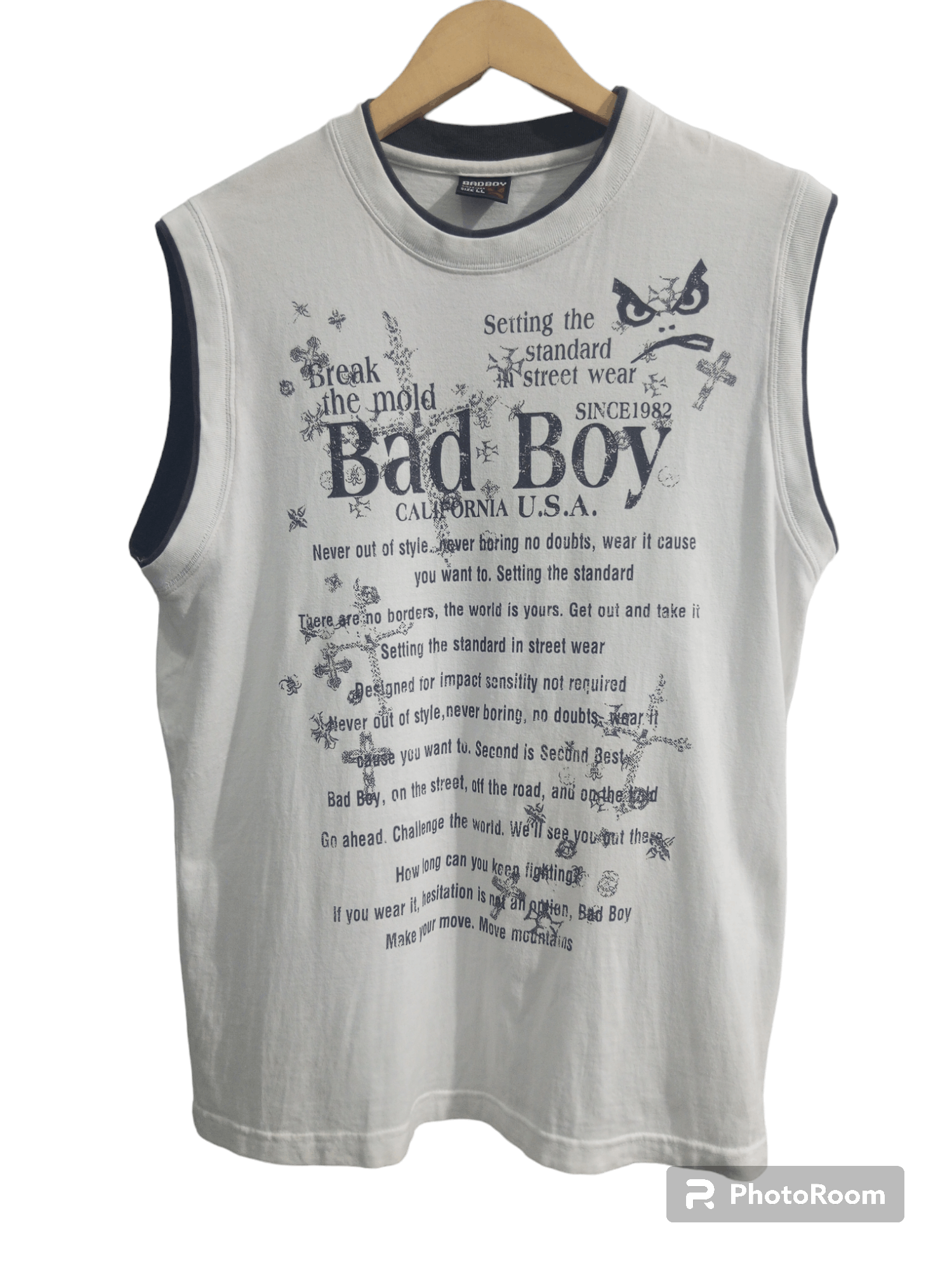 Hysteric Glamour Y2K BadBoy poem double layer tanktop Size US L / EU 52-54 / 3 - 1 Thumbnail