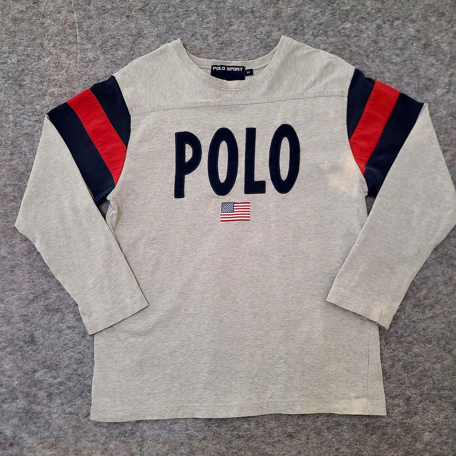 Polo Ralph Lauren Polo Sport Ralph Lauren Big Spell Medium Gray Embroidered Size US M / EU 48-50 / 2 - 1 Thumbnail