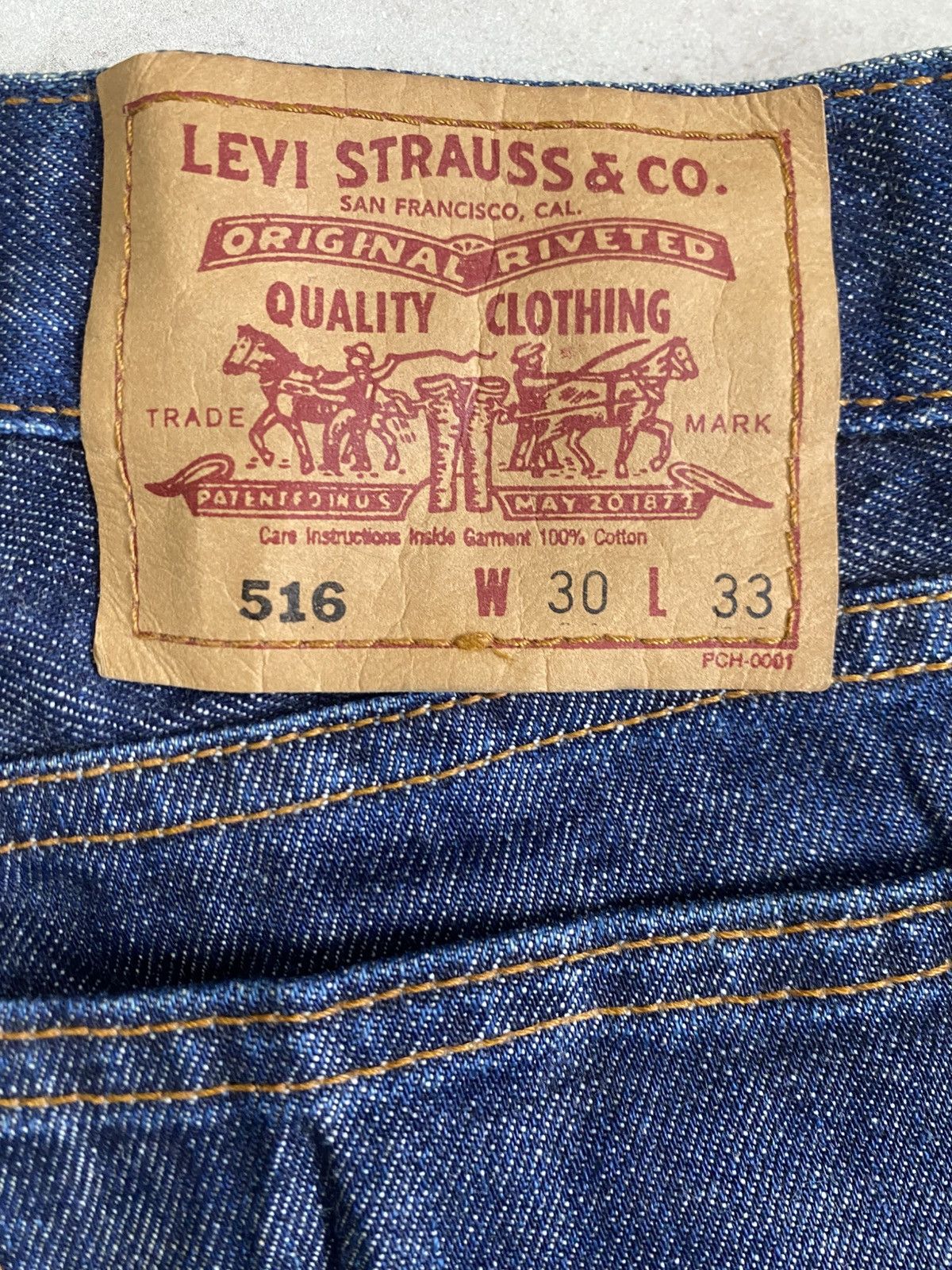 Levi's VINTAGE LEVIS 516 BOOTCUT Size US 30 / EU 46 - 12 Thumbnail