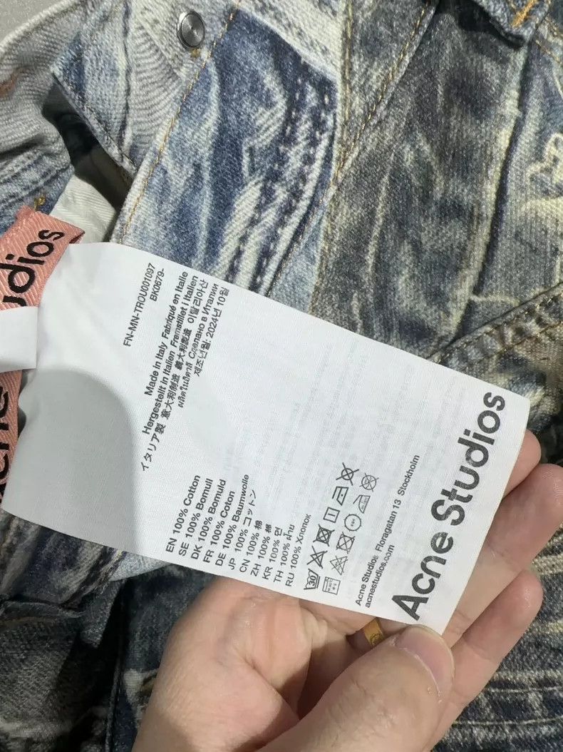 Acne Studios acne studios Digital printed jeans 2505-Nextarrow Size US 28 / EU 44 - 5 Thumbnail