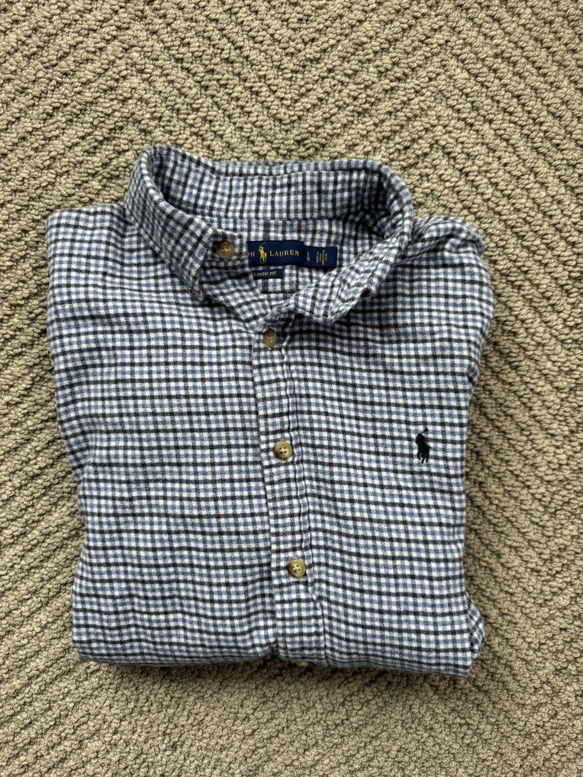 Polo Ralph Lauren Vintage Polo Flannel Size US L / EU 52-54 / 3 - 5 Thumbnail