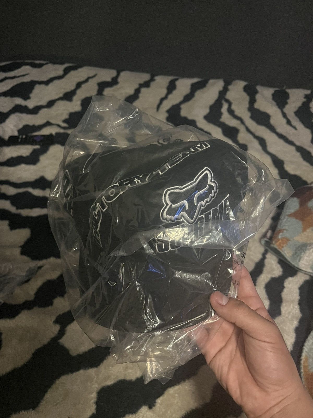 Fox Racing × Supreme Supreme Fox Racing Hat Black F/W 25 Size ONE SIZE - 1 Thumbnail