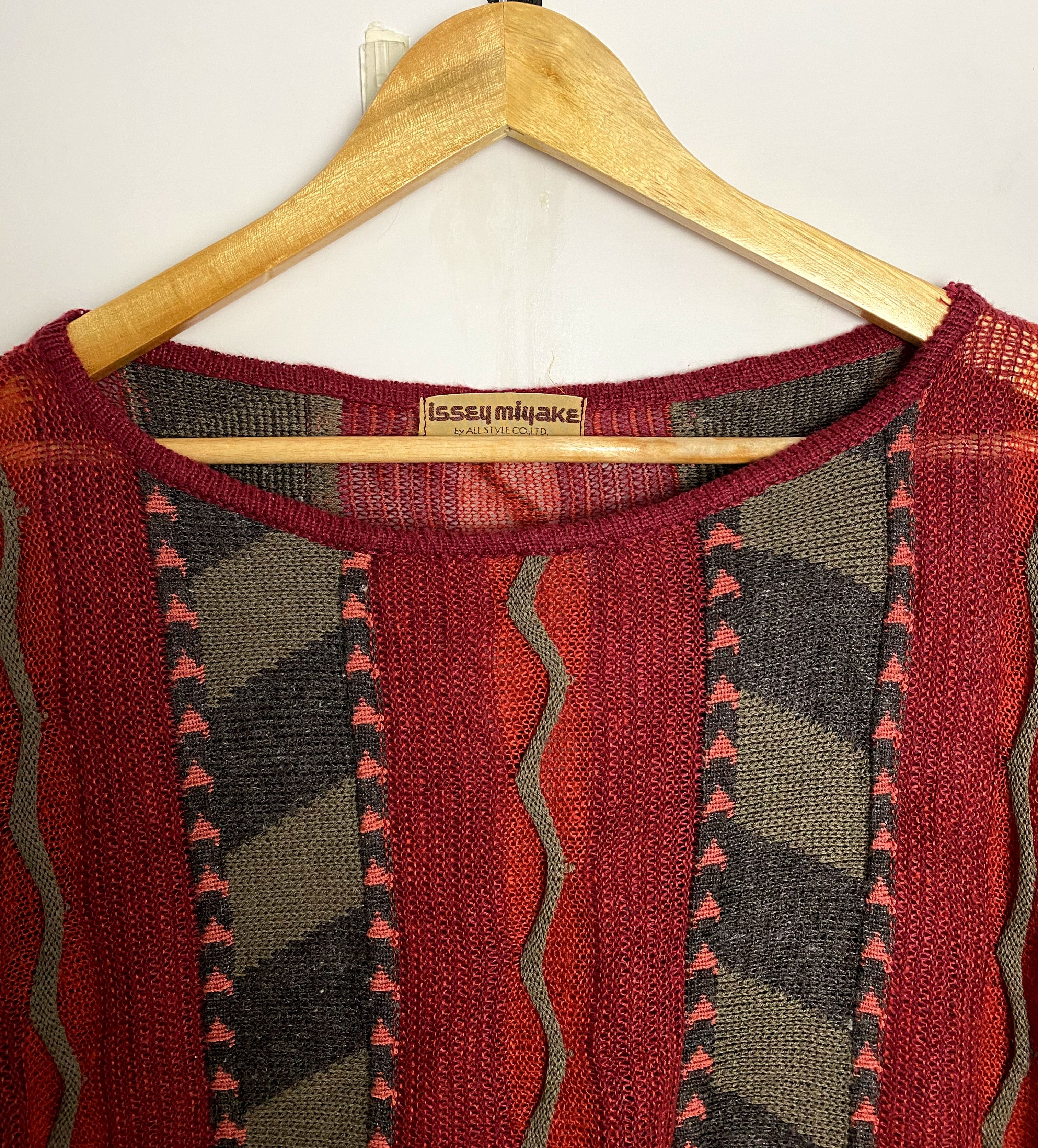 Issey Miyake × Japanese Brand × Vintage Vintage Rare Issey Miyake Knit Size US L / EU 52-54 / 3 - 5 Thumbnail