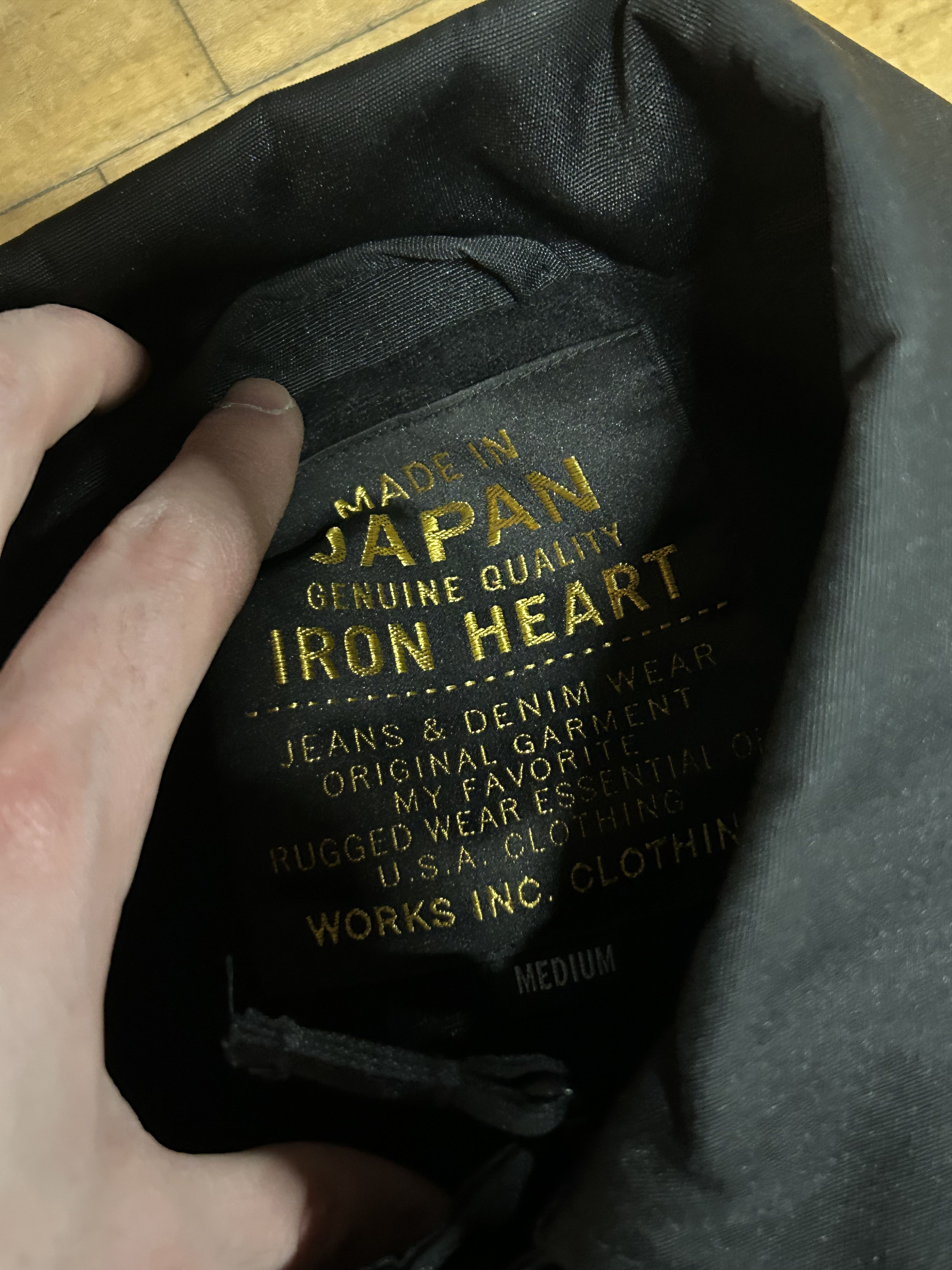 Iron Heart Iron Heart Varsity Bomber jacket 'Motorcycle Specialities' Size US M / EU 48-50 / 2 - 3 Thumbnail