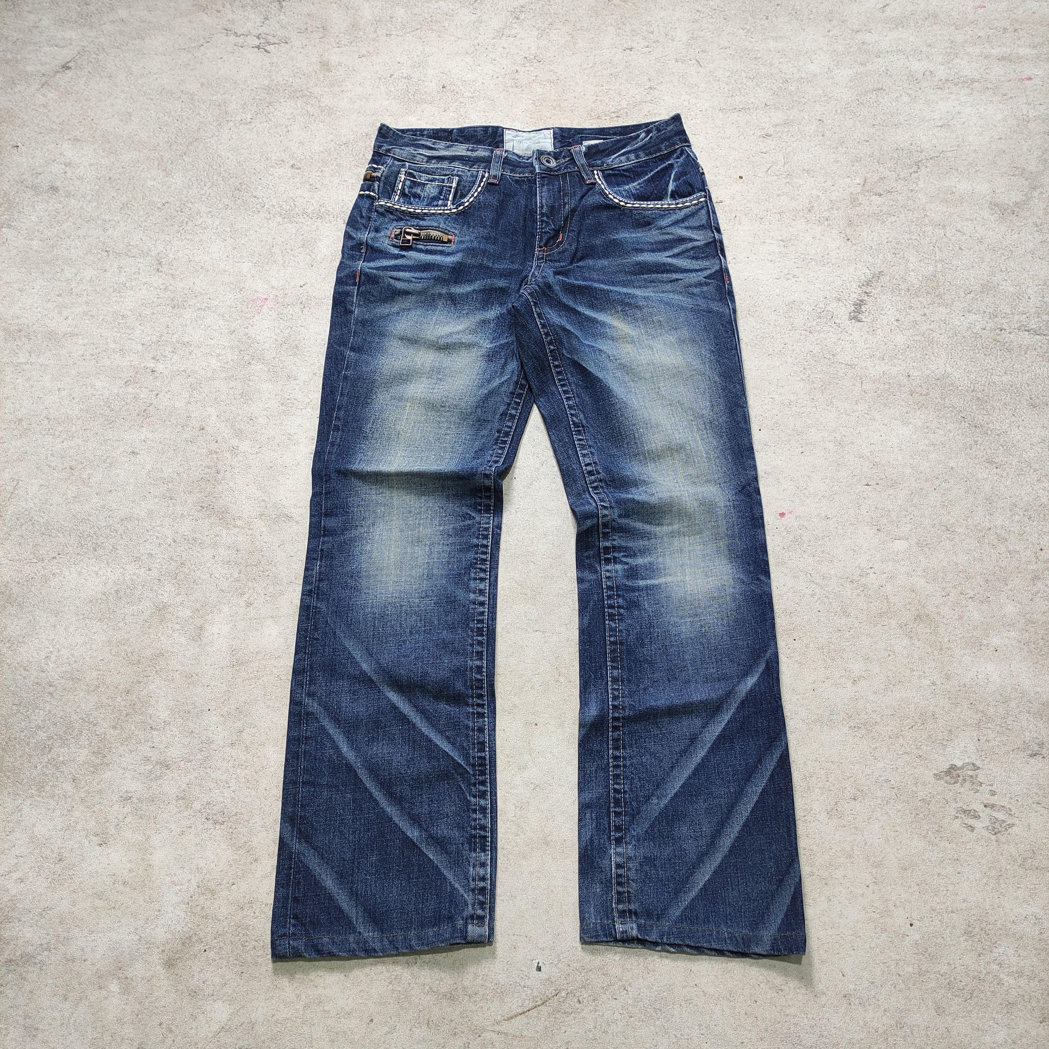 If Six Was Nine Lolita Jeans Mud Wash Japanese Brand 2000s Size US 30 / EU 46 - 1 Thumbnail