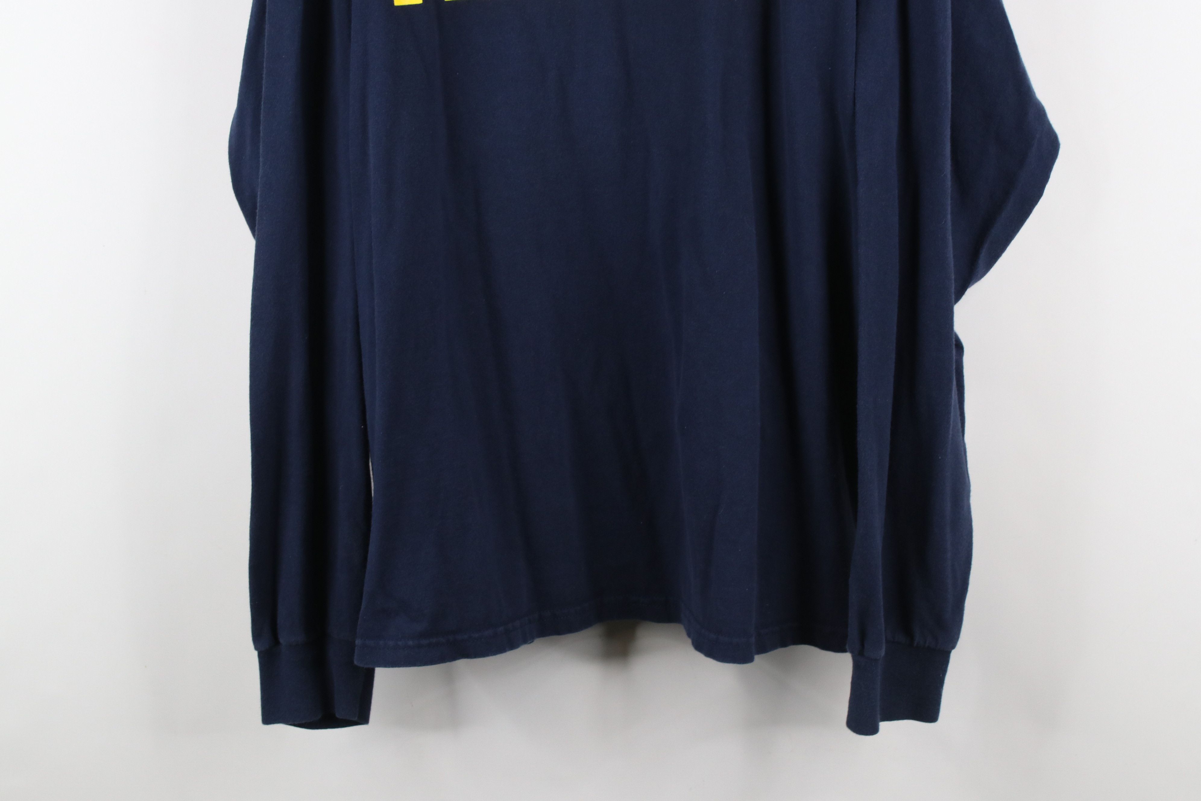 Vintage Vintage 90s Spell University of Michigan Long Sleeve T-Shirt Size US XXL / EU 58 / 5 - 3 Thumbnail