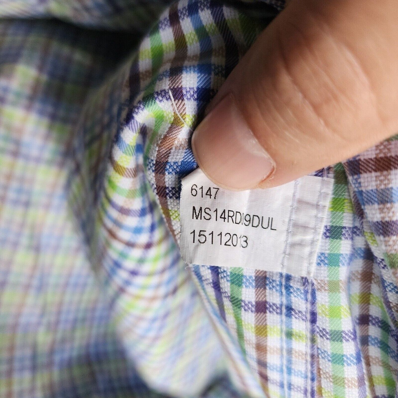 Peter Millar Peter Millar Mens Button Up LS Golf Polo Shirt Plaid LG Size US L / EU 52-54 / 3 - 16 Thumbnail